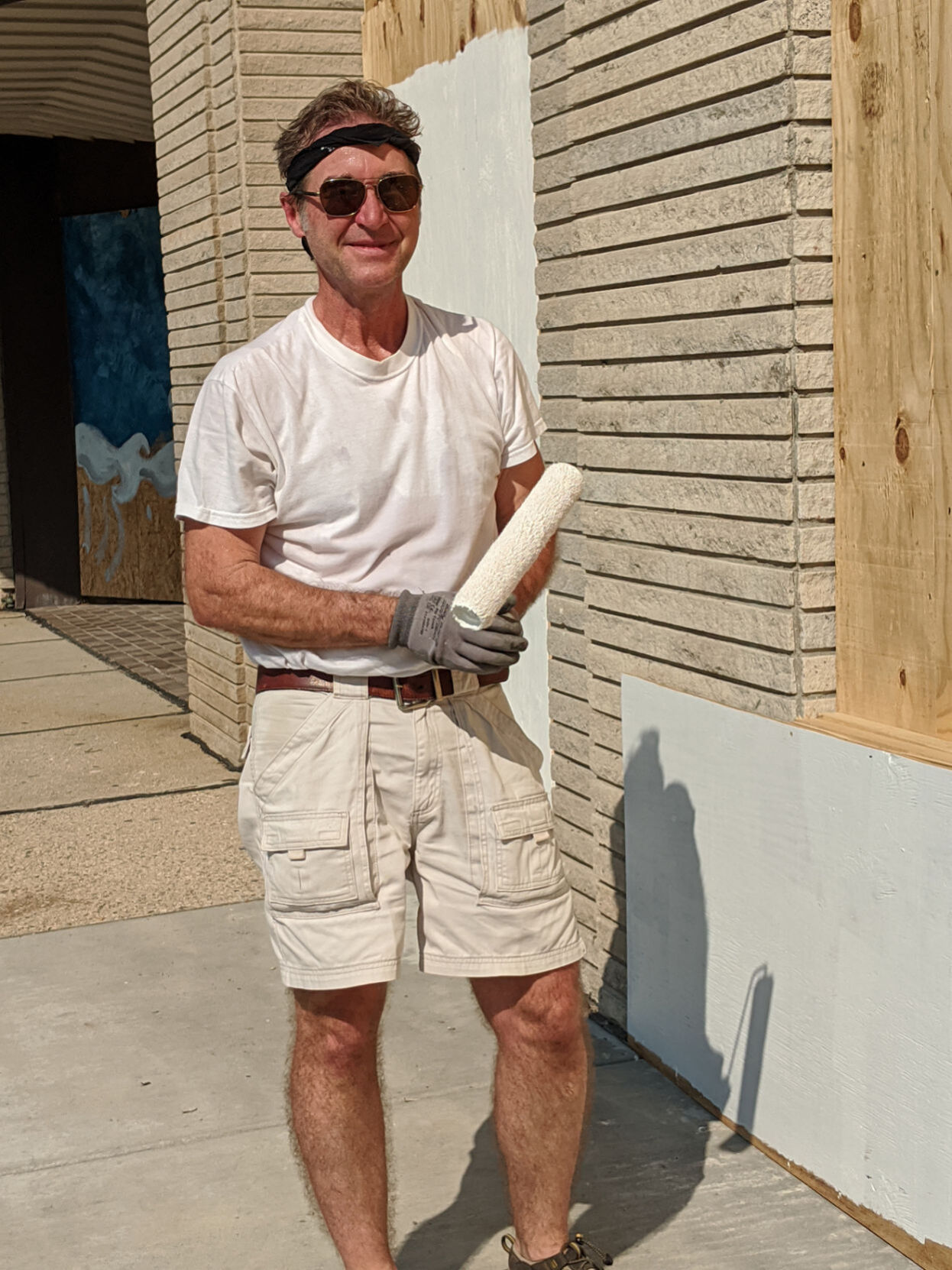 Painting downtown Bill Siel